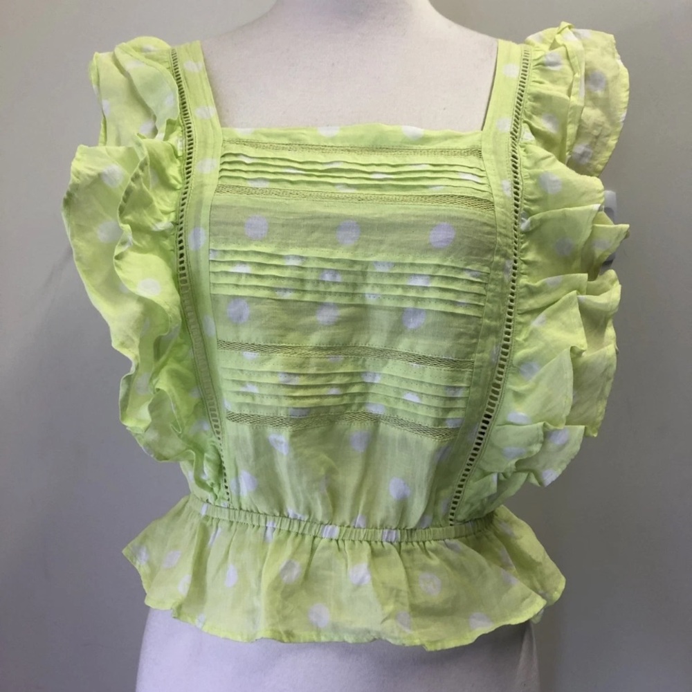 NWOT Scotch & Soda Ruffle Tank Top